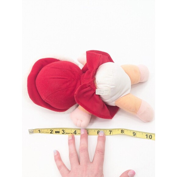 Vintage 90s Jim Henson Baby Miss Piggy Christmas Plush Stuffed Toy 10” 1987 - Picture 3 of 5